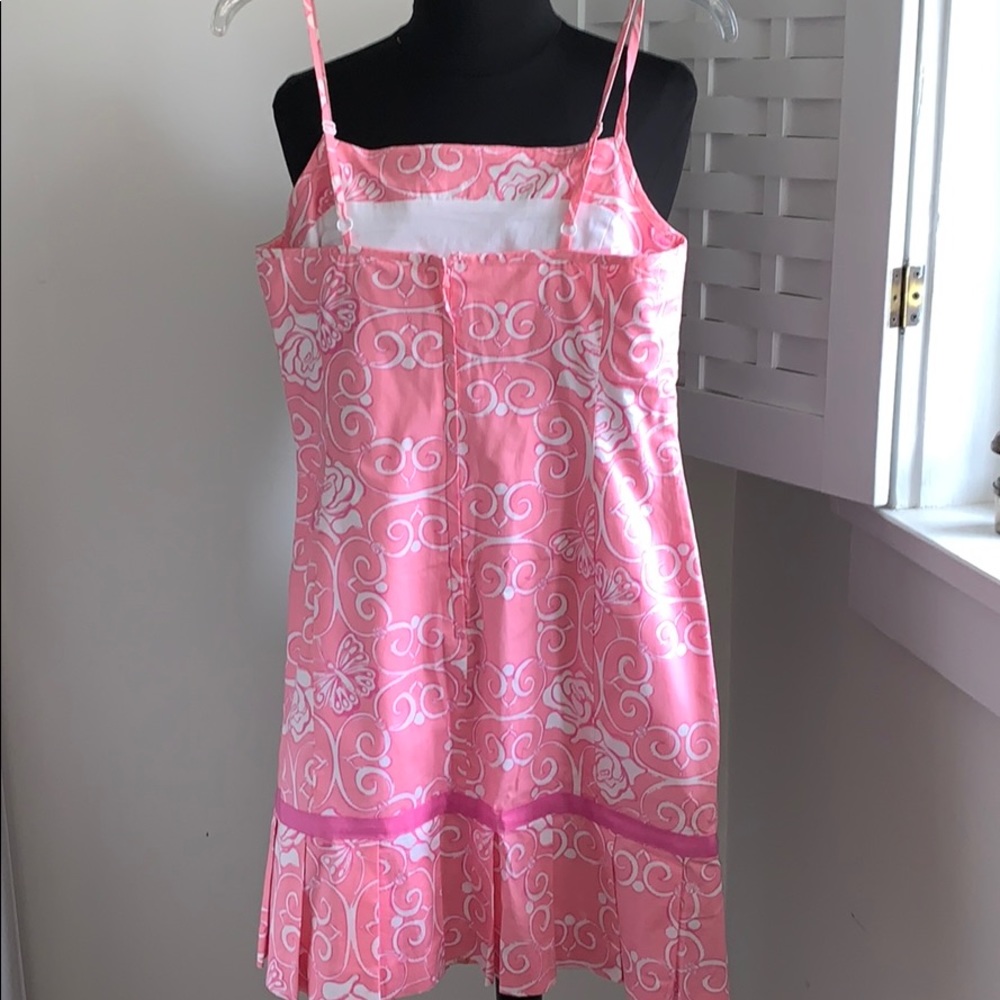 Lilly Pulitzer- sz 6 sundress - pink flowers - Picture 4 of 7